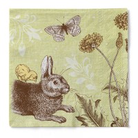 Tissue Serviette Peter in Grün, 40 x 40 cm, 100 Stück - Mank Tissue Serviette Peter in Grün, 40 x 40 cm, 100 Stück - Mank