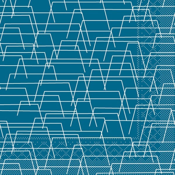 Tissue Serviette Tarik in Blau, 33 x 33 cm, 100 Stück - Mank