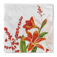 Tissue Serviette Felina, 33 x 33 cm, 100 Stück - Mank Tissue Serviette Felina, 33 x 33 cm, 100 Stück - Mank