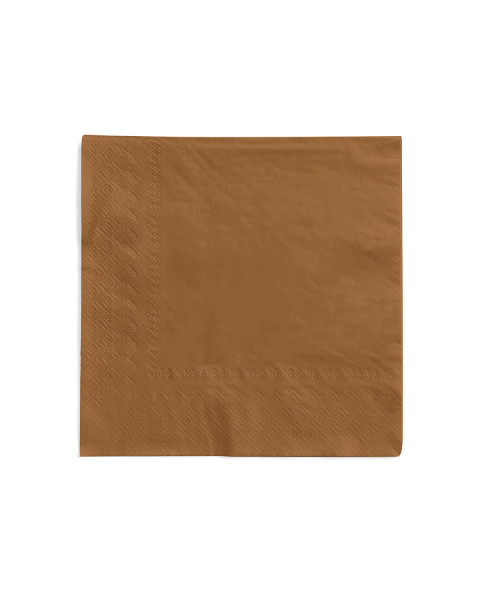 Tissue Serviette Bronze, 33 x 33 cm, 100 Stück - Mank