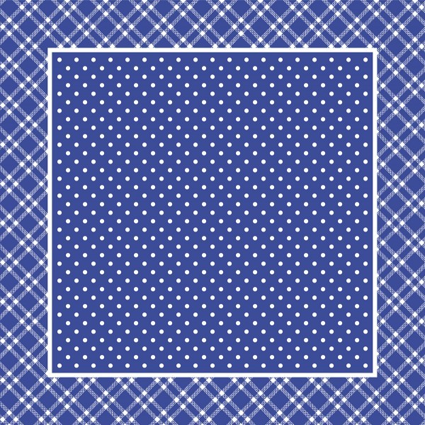 Airlaid Tischdecke Antonia in Blau, 80 x 80 cm, 50 Stück - Mank