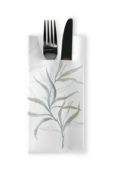 Airlaid Besteckservietten Nala, 40 x 40 cm, 75 Stück - Mank