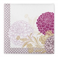 Airlaid Serviette Clarissa in Violett 40 x 40 cm, 50 Stück - Mank Airlaid Serviette Clarissa in Violett 40 x 40 cm, 50 Stück - Mank