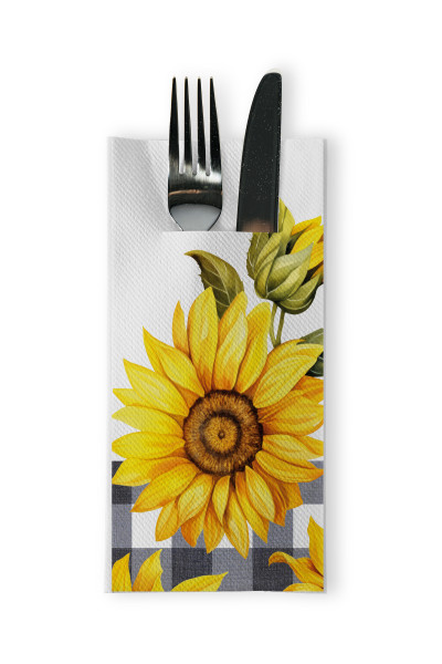 Airlaid Besteckservietten Himari, 40 x 40 cm, 75 Stück - Mank
