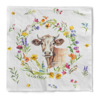 Tissue Serviette Molly, 33 x 33 cm, 100 Stück - Mank Tissue Serviette Molly, 33 x 33 cm, 100 Stück - Mank