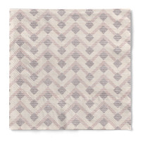 Tissue Serviette Oskar in Braun, 33 x 33 cm, 100 Stück - Mank Tissue Serviette Oskar in Braun, 33 x 33 cm, 100 Stück - Mank