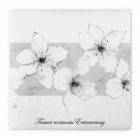 Airlaid Serviette Zur Erinnerung, 33 x 33 cm, 50 Stück - Mank Airlaid Serviette Zur Erinnerung, 33 x 33 cm, 50 Stück - Mank