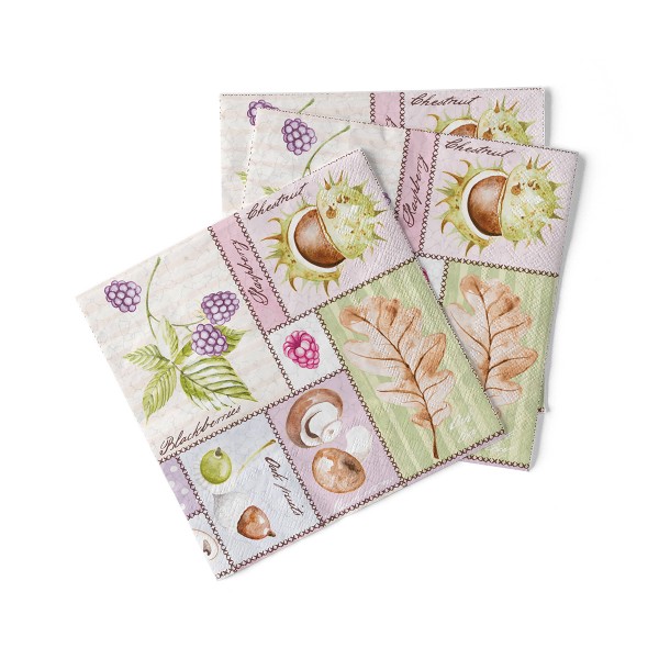 Tissue Serviette Jerry, 33 x 33 cm, 3-lagig, 100 Stück - Mank