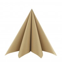 Airlaid Serviette Naturbraun, 33 x 33 cm, 50 Stück - Mank Airlaid Serviette Naturbraun, 33 x 33 cm, 50 Stück - Mank