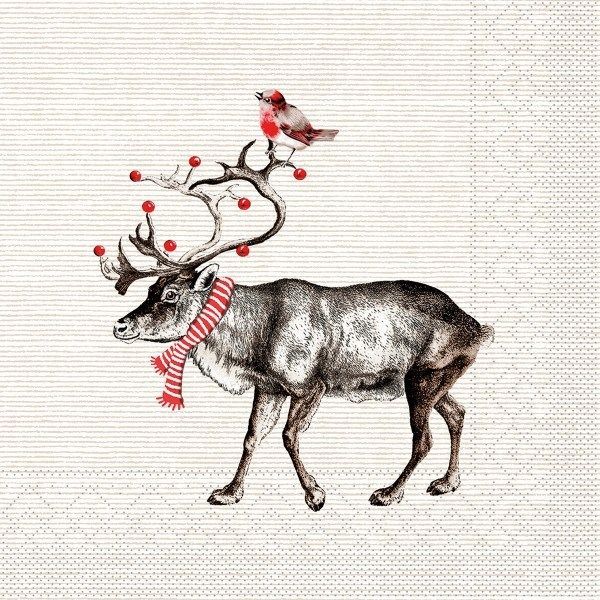 Tissue Serviette Knut, 33 x 33 cm, 100 Stück - Mank
