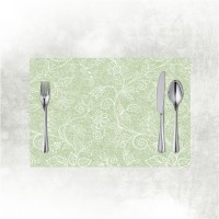 Airlaid Tischset Darlyn in Oliv, 100 Stück - Mank Airlaid Tischset Darlyn in Oliv, 100 Stück - Mank