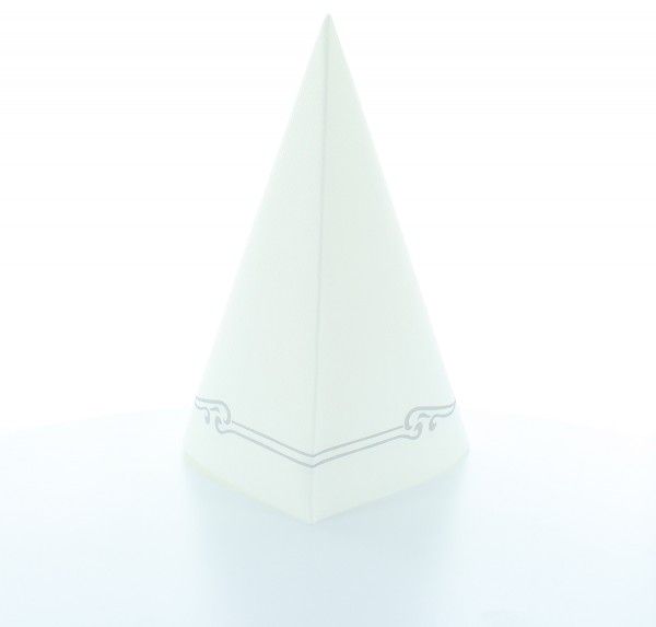 Airlaid Serviette Colour Line in Silber, 40 x 40 cm, 50 Stück - Mank