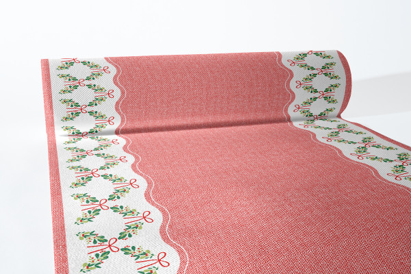Airlaid Tischläufer Lauro, 40 cm x 24 m , 1 Stück - Mank