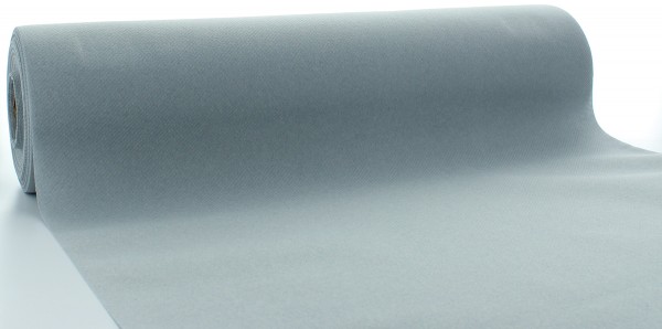 Airlaid Tischläufer Grau, 40 cm x 24 m , 1 Stück - Mank