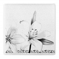 Airlaid Serviette Zum Abschied, 33 x 33 cm, 50 Stück - Mank Airlaid Serviette Zum Abschied, 33 x 33 cm, 50 Stück - Mank