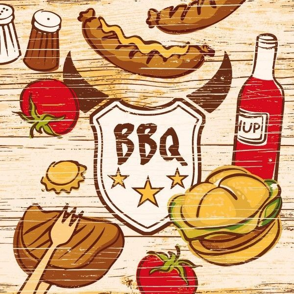 Softpoint Serviette BBQ, 40 x 40 cm, 50 Stück - Mank