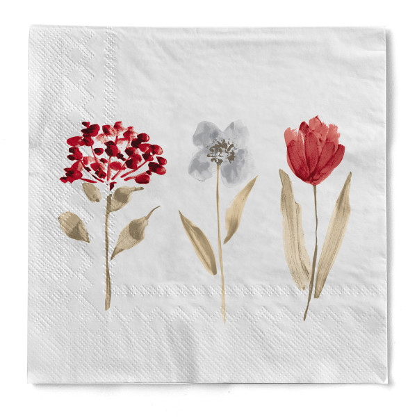 Tissue Serviette Selma, 33 x 33 cm, 100 Stück - Mank