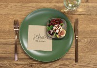 Tissue Serviette - Schön, dass du da bist! - in Recycled Tissue, 24 x 24 cm, 150 Stück - Mank Tissue Serviette - Schön, dass du da bist! - in Recycled Tissue, 24 x 24 cm, 150 Stück - Mank