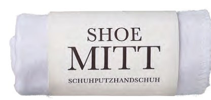 Shoe Mitt Schuhputzhandschuh aus Baumwolle weiß, Weiße-Serie, 500 Stück - Amenities