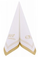 Airlaid Serviette Just Married in Gold, 40 x 40 cm, 50 Stück - APARTina Airlaid Serviette Just Married in Gold, 40 x 40 cm, 50 Stück - APARTina