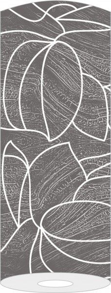 Airlaid Tischläufer Hugo in Basalt, 40 cm x 24 m , 1 Stück - Mank