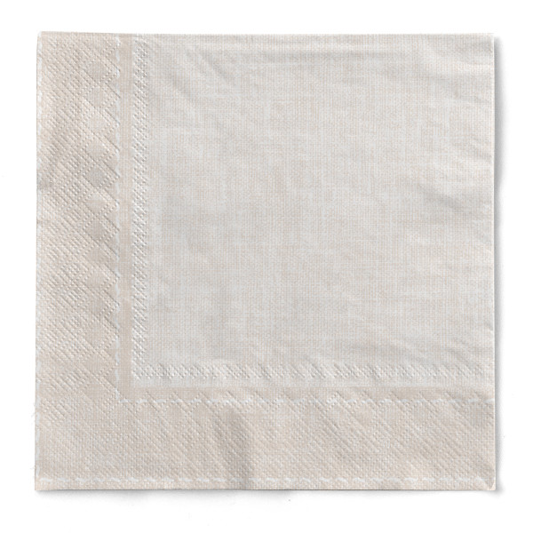 Tissue Serviette Zione in Pebble Stone, 33 x 33 cm, 100 Stück - Mank