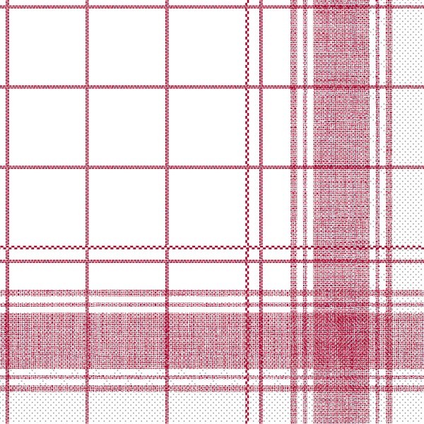 Tissue Serviette Nadeem in Bordeaux 33 x 33 cm, 100 Stück - Mank