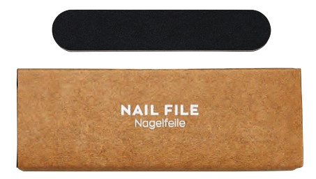 Nail File Nagelfeile, Maniküre-Nagelfeile 8 cm, Braune-Serie, 500 Stück - Amenities