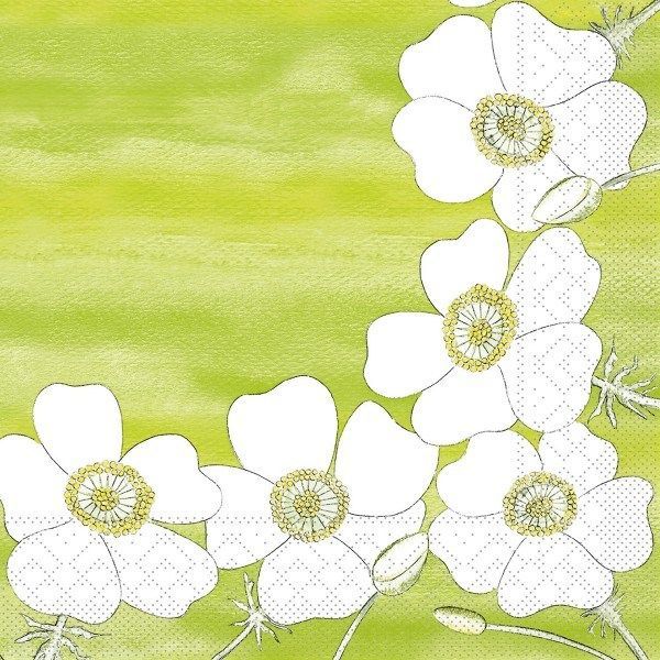 Tissue Serviette Gudrun, 40 x 40 cm, 100 Stück - Mank