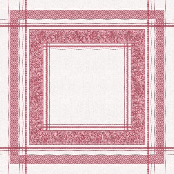 Airlaid Tischdecke Ina in Bordeaux, 80 x 80 cm, 20 Stück - Mank