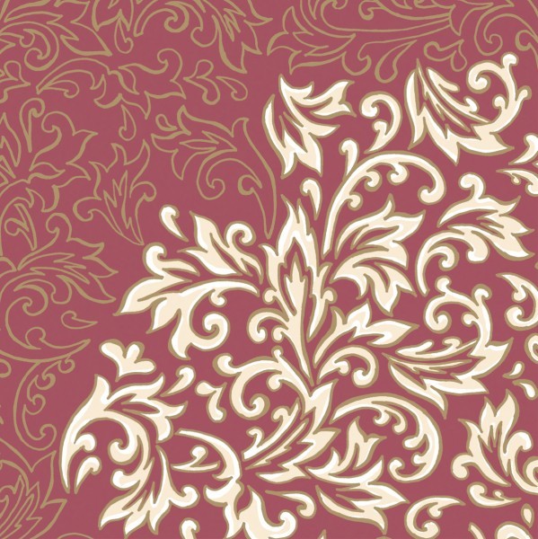 Airlaid Serviette Delia in Bordeaux-Creme, 40 x 40 cm, 50 Stück - Mank