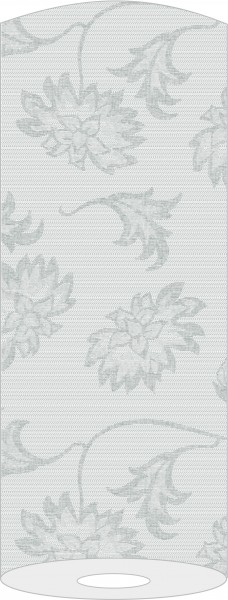 Airlaid Tischläufer Lisboa in Grau, 40 cm x 24 m , 1 Stück - Mank
