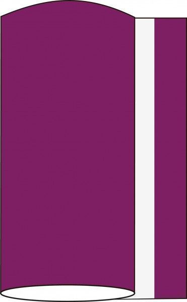 Airlaid Tischband Aubergine 20 cm x 20 m , 1 Stück - Mank