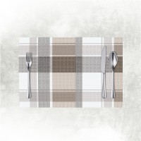 Airlaid Tischset Marc in Braun-Schwarz, 40 x 30cm, 100 Stück - Mank Airlaid Tischset Marc in Braun-Schwarz, 40 x 30cm, 100 Stück - Mank