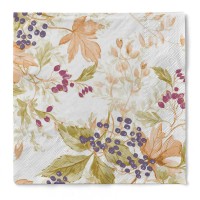 Tissue Serviette Erika, 33 x 33 cm, 3-lagig, 100 Stück Tissue Serviette Erika, 33 x 33 cm, 3-lagig, 100 Stück